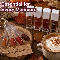 Vernis à ongles KUDAN essentiel pour l'automne, brillant, à base d'eau, facile à retirer, sans lampe, pigment riche, pour manucure à domicile ou en salon, certifié UE, vente en gros