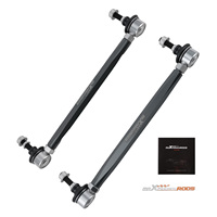 MaXpeedingrods Paire de biellettes de barre stabilisatrice avant réglables 280-330 mm pour Honda Civic 2016 2016-2019
