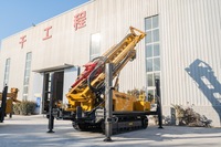 Foreuses de puits d'eau à vendre – Usine chinoise, vente directe – Machine de forage DTH 1000m de profondeur, prix des foreuses sur chenilles diesel Cummins