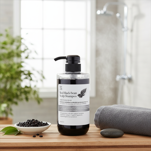 Crème de soin du cuir chevelu aux haricots noirs biologiques pour soulager la perte de cheveux, anti-pelliculaire, contrôle du sébum et nourrissante, volumisante 500 ml - Product Image 3