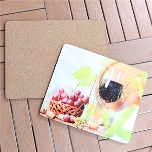 MDFSUB Wooden Rectangular Placemat 19x23cm Sublimation Wood for Heat Press <strong>Cork</strong> Back <strong>Table</strong> <strong>Mats</strong> &amp; Pads - Product Image 2