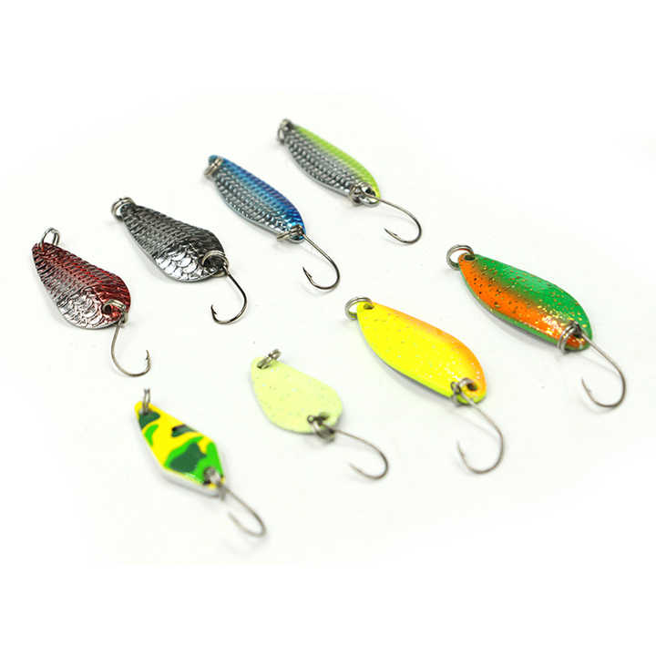 Selco塩水釣りルアーhalco釣りスプーンバスマスサーモンハードメタル  