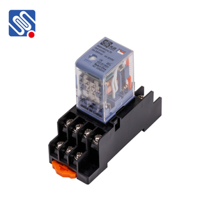 Meishuo Mser Micro Cuộn Dây Điện Tiếp Sức 220V AC Thu Nhỏ Tiếp Sức Dpdt 14 Pin 10A 240VAC 13F Rơ Le Với Ổ Cắm Cơ Sở - Product Image 3