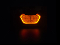 Feux de travail LED série 3060 40W, blanc ambre rétroéclairé, faisceau combiné spot, lumière auxiliaire tout-terrain pour camion, VTT, UTV, 4x4