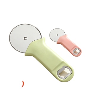 Stainless Steel Foldable Non-Slip Sustainable <b>Bowling</b> Ball Handle Single Wheel Pizza Cutter Roller Snack Baking Tools - Product Image 3