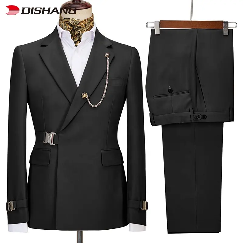 Autumn 2023 Latest Men Suits Fashion Wedding Groom costume logo mariage Party Prom Business Men Suits