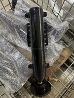 Vérin hydraulique bidirectionnel à double effet, télescopique, à piston, chromé dur, pour levage manuel, usage en excavatrice
