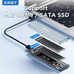 Casing Eksternal Hard Drive EAGET SE150D-1 Portable M.2 SATA NVME SSD, Casing SSD OEM 10Gbps - Product Image 4