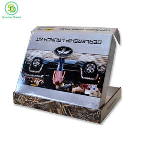 邮件盒制造商定制邮件盒，带定制标志印刷耐用服装包装盒，用于帽子 - Product Image 5