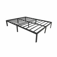 Nouveau design, montage facile, meubles intelligents peu encombrants, taille personnalisable, cadre de lit avec revêtement en poudre, capacité de charge de 300 kg, JULEI DJ-PK23 pour la maison