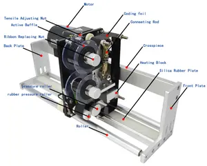 Chargendatum-druckmaschine auf plastiktüten hp241 produktions- und verfallsdatumdrucker schleife-codierungsmaschine