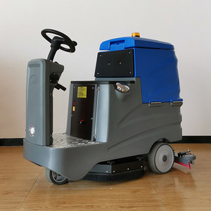 Ride On <b>Floor</b> Scrubber 28 In 48V Battery Electric Commercial <b>Cleaning</b> <b>Machine</b> For Factory Workshop Garage Mall Supermarket - Product Image 2