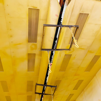 Équipement de peinture industriel : Système de séparation cyclonique PLC manuel pour cabine de poudrage et convoyeur pour le revêtement de surface des profilés en aluminium