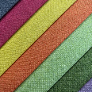 137 # 새로운 패션 저렴한 린넨 패브릭 린넨 실내 장식 소파 세트 황마 린넨 소파 패브릭 - Product Image 4