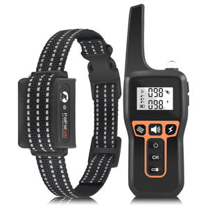 ऑटो रिचार्जेबल वाटरप्रूफ एंटी-बार्किंग डॉग ट्रेनिंग कॉलर 1000 मीटर रिमोट रेंज इलेक्ट्रिक शॉक के साथ - Product Image 4