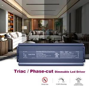 ไดร์เวอร์ LED Triac แบบหรี่แสงได้,ตัวแปลงไฟ12V 24V 48V DC 30W 50W 60W 100W 150W 300W 320W 400W 600W Triac LED สำหรับไฟ Led
