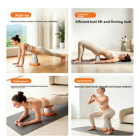 Soporte para Flexiones RS, Equipo de Entrenamiento en Casa, Ayuda para Ejercicios con Rebote Automático, Banco para Flexiones con Soporte de Resorte