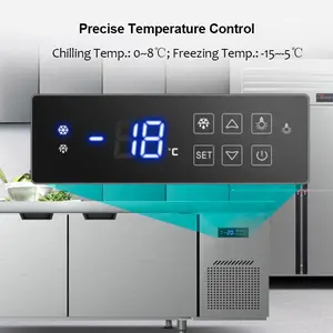 Refrigerator Commercial Kitchen Working Bench Air Cooling Chiller Freezer Undercounter Refrigerator