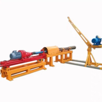 Équipement de nettoyage de canalisations en ciment, machine de débouchage de tuyaux de pompe à béton, électrique hydraulique, trou traversant de 125 mm, puissance de 7,5 kW