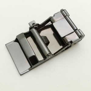 30mm Zinklegierung Einhand-Automatik-Gürtelschnalle - Nickelfrei, Ratschenschnalle mit Gummi, OEM/ODM Verfügbar, Neutraler Stil DK-1805-30 - Product Image 3