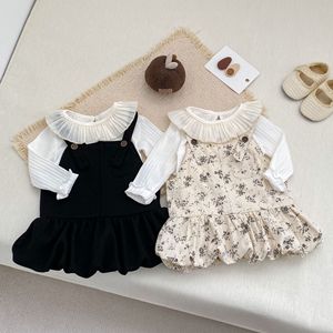 Zomer Infant Sling Romper Peuter Meisjes Bloemenprint Rompertje Katoen Babykleding - Product Image 3