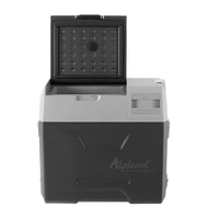Réfrigérateur-congélateur de camping à compresseur Alpicool ECX40 40L avec panneau solaire pour voiture, camping-car, véhicule, OEM/ODM