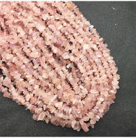 Pierre naturelle de forme irrégulière de 5 à 8mm, pierre précieuse en cristal de forme libre, perles de Quartz Rose pour la fabrication de bijoux