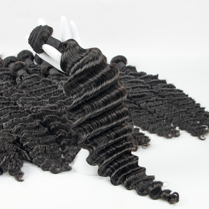 Extensions de <span class=keywords><strong>cheveux</strong></span> vierges de haute qualité, ondulations profondes, boucles bien définies, maintien de la forme longue durée, essentielles pour un usage quotidien - Product Image 3