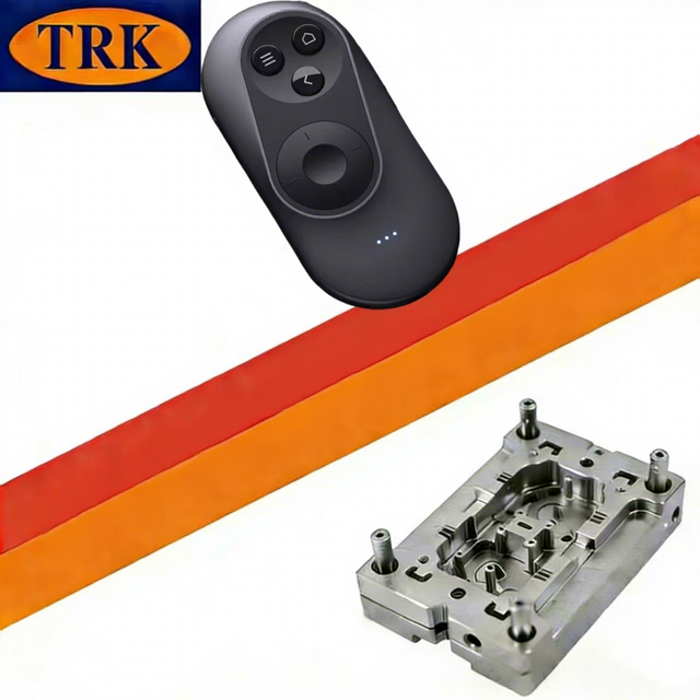 TRK Plastic Dual-Material Integrated Smart Interactive Remote Controller | Injection Molded Two-Tone Anti-Slip | Guangdong