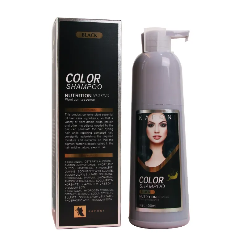 Black Hair Dye Shampoo For Hair Dying Coloring Hair Dye Product