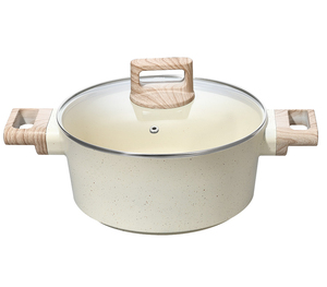 <span class=keywords><strong>2025</strong></span> mới MSC loạt chết đúc đồ nấu nướng đồ dùng nhà bếp không dính 20/24/28cm soong với kính nắp - Product Image 1