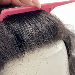 Sistema Capilar Base Australiano de Densidad Media Ligera con Línea de Cabello V-loop, Envío Rápido, Toupee para Hombres - Product Image 3