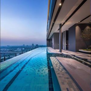 Rõ ràng Infinity Acrylic hồ bơi Spa trẻ em trên mặt đất tròn & hình chữ nhật Hồ bơi bơm hơi - Product Image 1