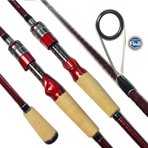 Caña de Pescar Giratoria Alpha Manufacturer <span class=keywords><strong>FUJI</strong></span> <span class=keywords><strong>SIC</strong></span> Guide, Mango de Corcho, 2 Secciones, Acción Media Rápida - Product Image 3