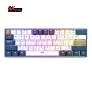<span class=keywords><strong>Royal</strong></span> Kludge คีย์บอร์ดเกม <span class=keywords><strong>Rk61</strong></span> Plus 61คีย์,แป้นพิมพ์ลัดสี Rgb ไร้สายคีย์บอร์ดเกม Hotswap ไทย - Product Image 1