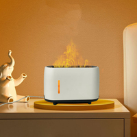 Humidificateur d'ambiance à effet flamme 240 ml avec télécommande et minuterie, diffuseur d'arômes pour salon et chambre à coucher - Vente en gros