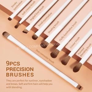 DailyQueen Morph 14 Pcs Nano Hair White Matte Handle Highlighter  Make up Brush Smoooth Application  Opulent Feel Custom logo - Product Image 1