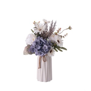 Bouquet de fleurs artificielles d'hortensia Seven Seas en tissu tissé plastique pour décoration maison et mariage CF01363 - Product Image 5