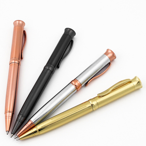 Cadeau de luxe, stylo à bille classique en métal avec logo personnalisé - Product Image 3