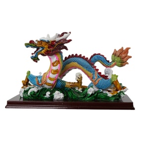 Source Factory Custom 3D Stereo Dragon Resin Figurines for Exhibition Gifts