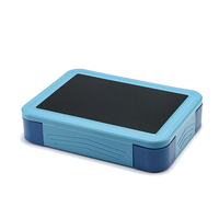 Boîte à lunch pour enfants en PP sans BPA, étanche, avec surface de dessin et d'écriture, boîte à bento avec pot à nourriture, fourchette et cuillère, logo personnalisé