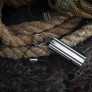 Silbato de supervivencia de emergencia de seguridad personal portátil para mujeres y niños con cordón de hebilla colgante - Product Image 5