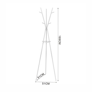 حوامل معاطف جديدة من Wireking ، شماعات ، شماعات ، أرضية زاوية ، معطف معدني من شجرة Entryway - Product Image 3