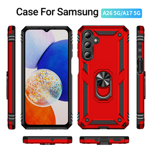 Funda Protectora Antigolpes con Soporte para Samsung A57 A37 A17 A27 S26 Edge, para Samsung <span class=keywords><strong>Galaxy</strong></span> S26 Ultra S25 S23 Plus S24 FE - Product Image 4