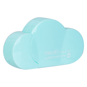 Deli Correction Tape 8154 5M Cloud Shape For Students Office Use - Product Image 2