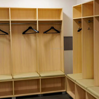 Armoires de vestiaire modernes de haute qualité en HPL, armoires de rangement modulaires compactes en stratifié, serrures numériques, imperméables et durables