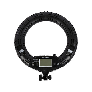 Aro de Luz LED para Selfies de 18 Pulgadas con Pantalla LCD, USB, para Belleza, Video, <span class=keywords><strong>Estudio</strong></span>, Fotografía, Lámpara Circular Regulable con Trípode de 2m - Product Image 3