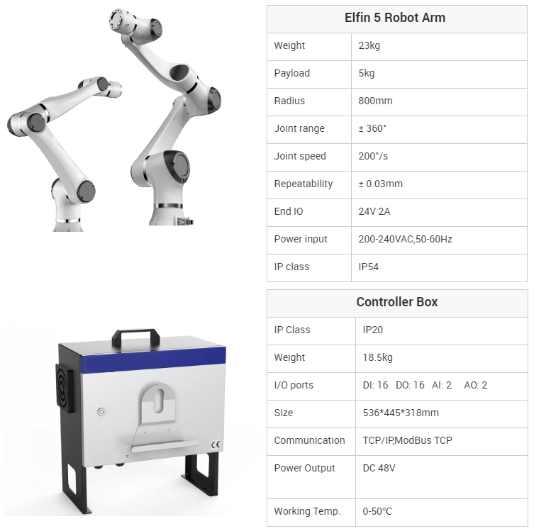 Robot Arm Robot Arm Industrial Robot Arm 3kg 5kg 10kg for Automation