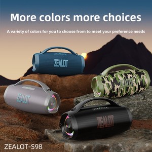 Altavoz S98 al por Mayor, Nuevo Diseño, Iluminación LED RGB de Alta Potencia de 160 W, Carga USB Portátil, Inalámbrico, para Cine en Casa y Exteriores - Product Image 2