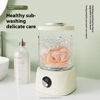 Nouvelle mini machine à laver sans fil rechargeable Machine à laver portable avec 2000mAh pour vêtements de bébé, sous-vêtements